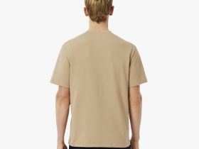 Мужская хлопковая футболка Lacoste классического кроя