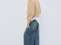 Широкие джинсы для девочек, Синий