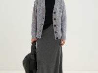 Кардиган с шерстью