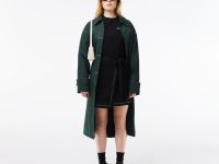 Платье Lacoste OVERSIZED с поясом и коротким рукавом