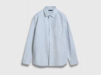 Рубашка из ткани оксфорд, Серый