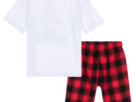 Комплект для мальчиков: фуфайка (футболка) трикотажная, шорты текстильные