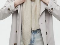 Палантин с добавлением хлопка