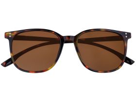 Очки солнцезащитные ZIPPO, унисекс, коричневые, оправа из поликарбоната