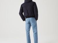 Мужская короткая парка Lacoste с мехом