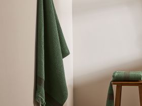 Полотенце махровое Montalto, зеленое