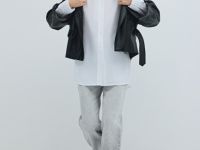 Рубашка из хлопка, Белый