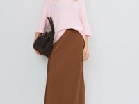 Джемпер из пряжи с шерстью альпака, Розовый