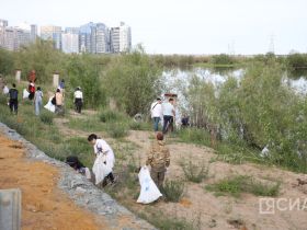 В Якутске прошел субботник «Особенности национальной уборки»
