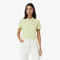 Женское поло Lacoste приталенного кроя из эластичного хлопка