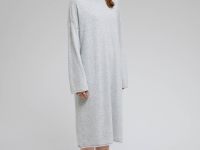 Вязаное платье с шерстью и кашемиром