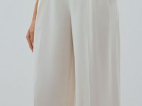 Широкие брюки, Бежевый