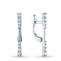 Серьги из серебра э0612сг12200018_white