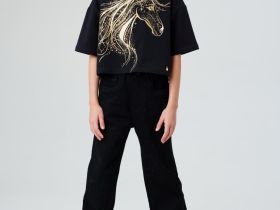 Фуфайка трикотажная для девочек (футболка)