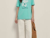 Футболка свободного силуэта с принтом