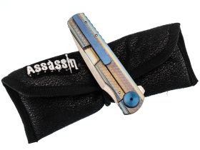 Складной нож Assassin knives Obssession, сталь M398, рукоять титан