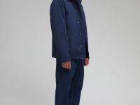 Утепленная куртка с отложным воротником