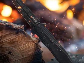 Нож складной Ruike P188-B, сталь D2, рукоять G10, черный