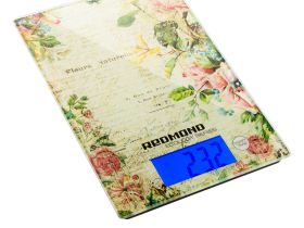 Весы кухонные РЕДМОНД RS-736 (цветы)