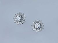 Пусеты из белого золота э0912пс11190200_white