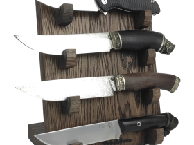 Подставка для коллекции из 4-х ножей Woodinhome HKS0204OB, дуб, коричневый