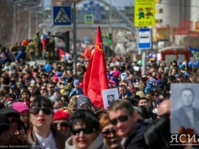 В акции «Бессмертный полк» приняли участие более 150 тысяч якутян