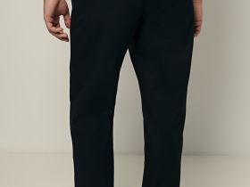 Брюки из хлопка прямого кроя