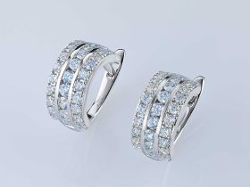 Серьги из серебра э0612сг02135600_white