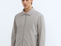 Куртка с отложным воротником, Бежевый