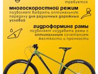 Горный велосипед Atom Xtrail X12 29, год 2024, цвет Зеленый, ростовка 15