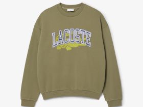 Мужская флисовая толстовка Lacoste свободного кроя