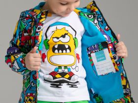 Куртка текстильная с полиуретановым покрытием для мальчиков