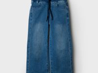 Брюки текстильные джинсовые для девочек