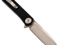 Складной нож Dr.Tech W3896MB, сталь D2, рукоять микарта, черный