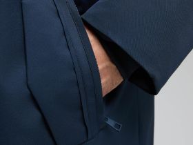 Длинный пуховик с натуральным пухом