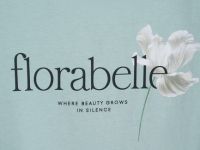 Футболка с цветочным принтом, Зеленый