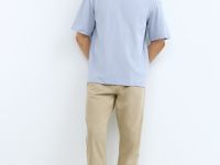 Футболка с объёмным принтом, Голубой