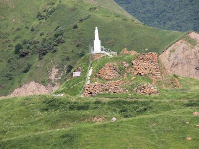 Остатки  Зарамагского  форта
