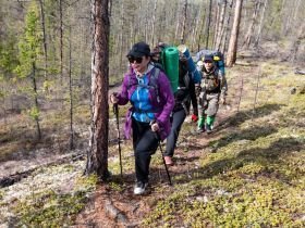 Водопады и ледяные пещеры скал Еланка Куччугуй Кэтэмэ - скалы Еланки - п. Еланка