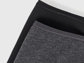 Трусы-бразилиана, 2 шт., Черный