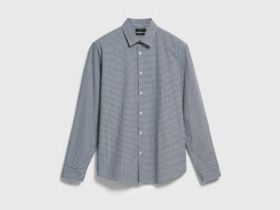 Рубашка в клетку виши, Синий