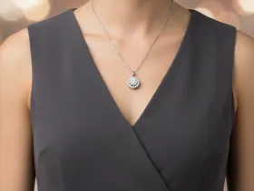 Подвеска из белого золота э4712пд07163600