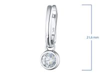 Серьги из белого золота с бриллиантами э0901сг08210864