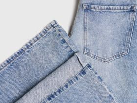 Джинсы Loose для девочек, Голубой