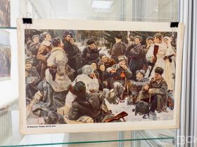 Выставка репродукций картин советских художников о Великой Отечественной войне открылась в Якутске