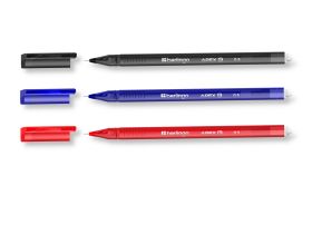 Ручка гелевая стираемая Berlingo "Apex E" 0,5 мм, трехгранная, черная