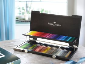 Набор карандашей цветных Faber-castell "Polychromos" 120 шт проф-ные в дереве
