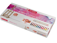 Набор акрила Talens "Art Creation Expression" 12 цв*12 мл в кар+мольб.+холст на подр.+кисти+пал.