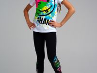 Фуфайка трикотажная для девочек (футболка)