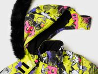 Комбинезон текстильный с полиуретановым покрытием для девочек